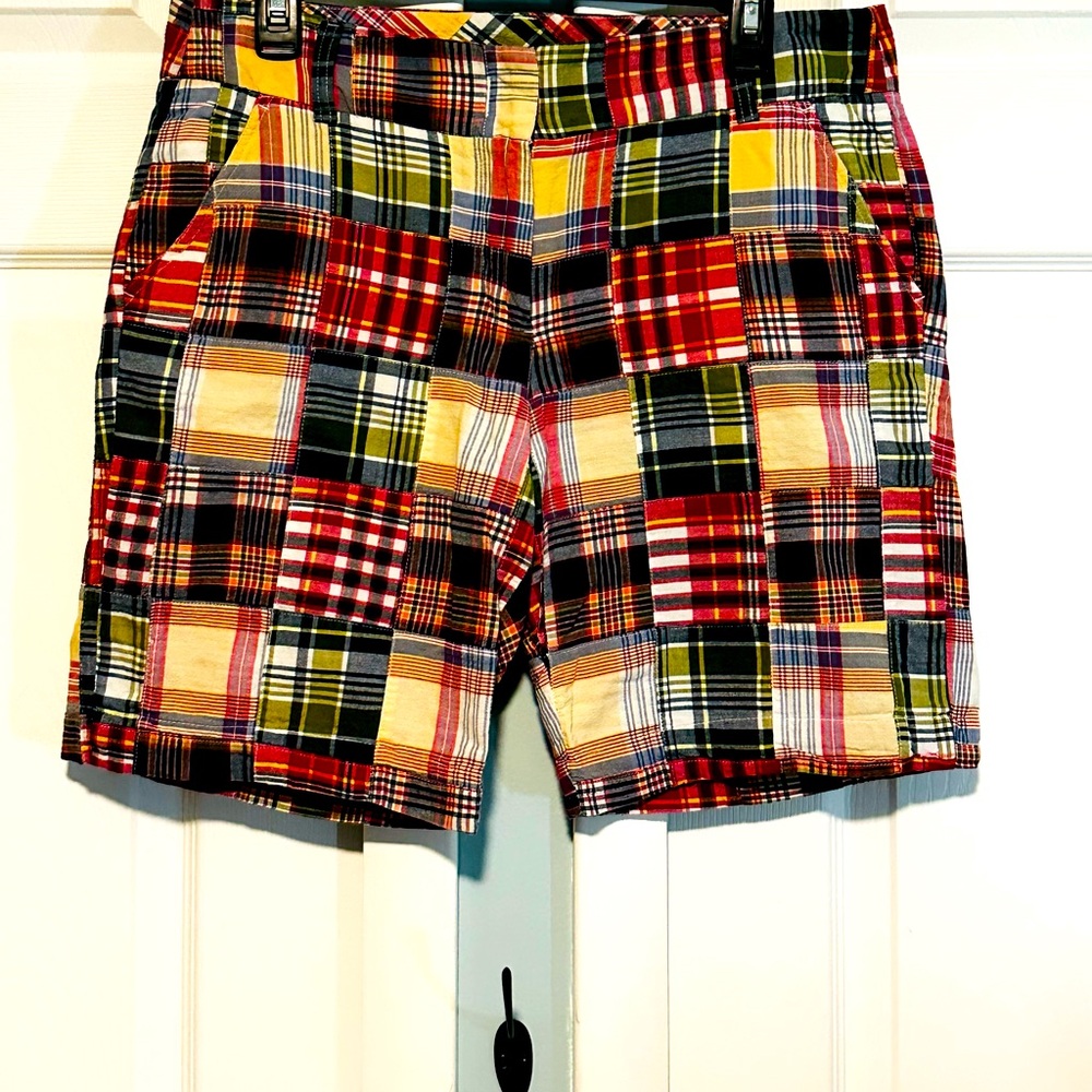 J. Crew Multicolor Plaid Women Shorts